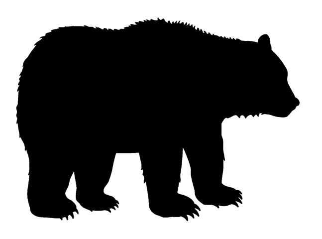 647x480 Top 10 Bear Silhouette Clip Art