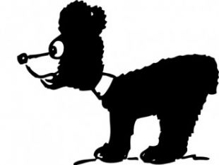 310x233 Bear Cub Silhouette Free Vectors Ui Download