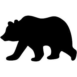 263x262 Best Bear Silhouette Ideas Animal Silhouette
