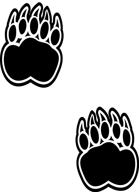 Bear Footprint Clipart | Free download on ClipArtMag