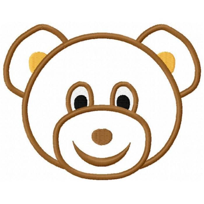 700x700 Brown Bear Clipart Cute Bear Head