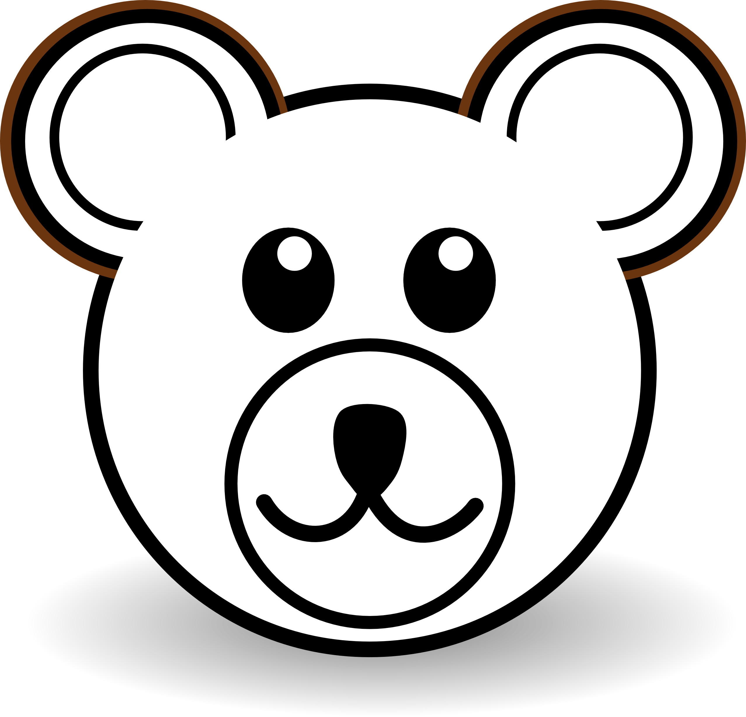 2555x2456 Koala Bear Clipart Cute Bear Head