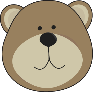 395x390 Bear Head Clipart