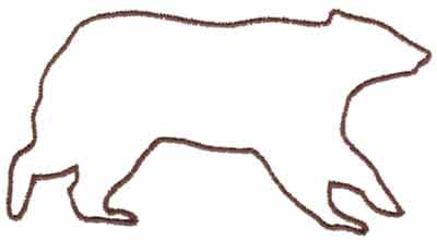 400x220 Outline Of Bear