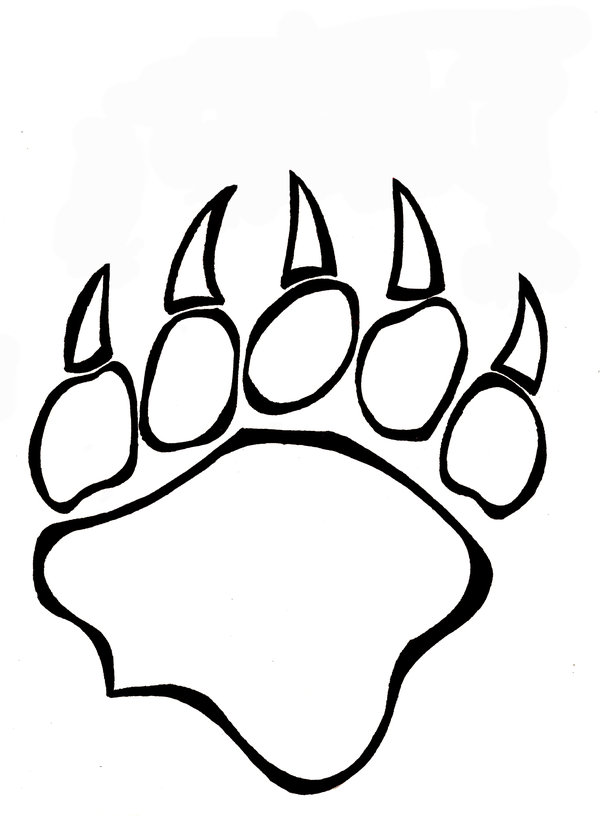 600x816 Bear Paw Bear Claw Free Download Clip Art On Clipart 2