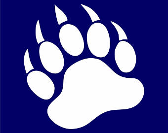 340x270 Bear Paw Wall Decal Etsy