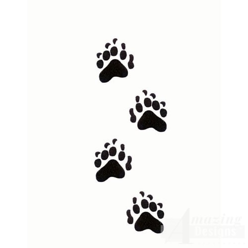 500x500 Paw Prints