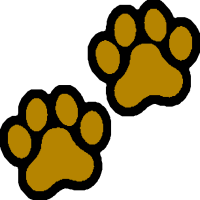 200x200 Amber Rose Fans Free Paw Print Clip Art Images