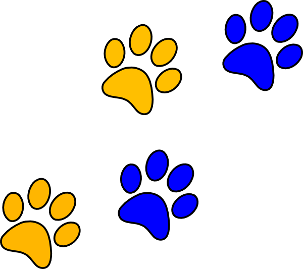 600x533 Panther Paw Print