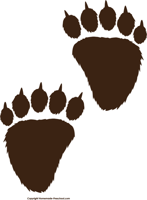 504x688 Free Paw Prints Clipart