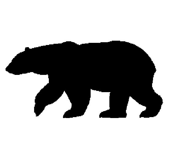 550x464 Polar Bear Clipart Shadow
