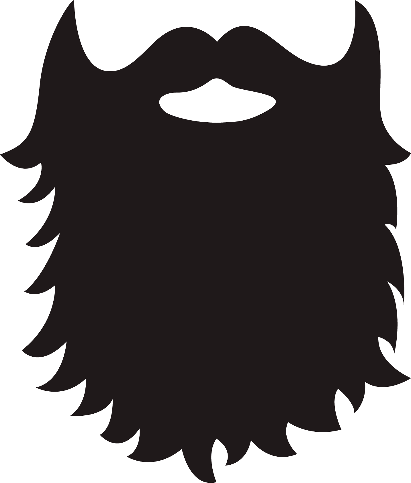 1434x1686 Beard Clipart Full