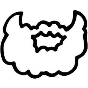 300x300 Beard Clipart 6