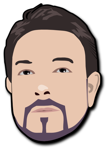 360x500 Man With Beard Profile Picture Vector Clip Art Public Domain Vectors