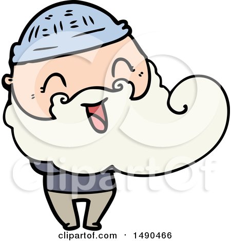 450x470 Royalty Free (Rf) Bearded Man Clipart, Illustrations, Vector