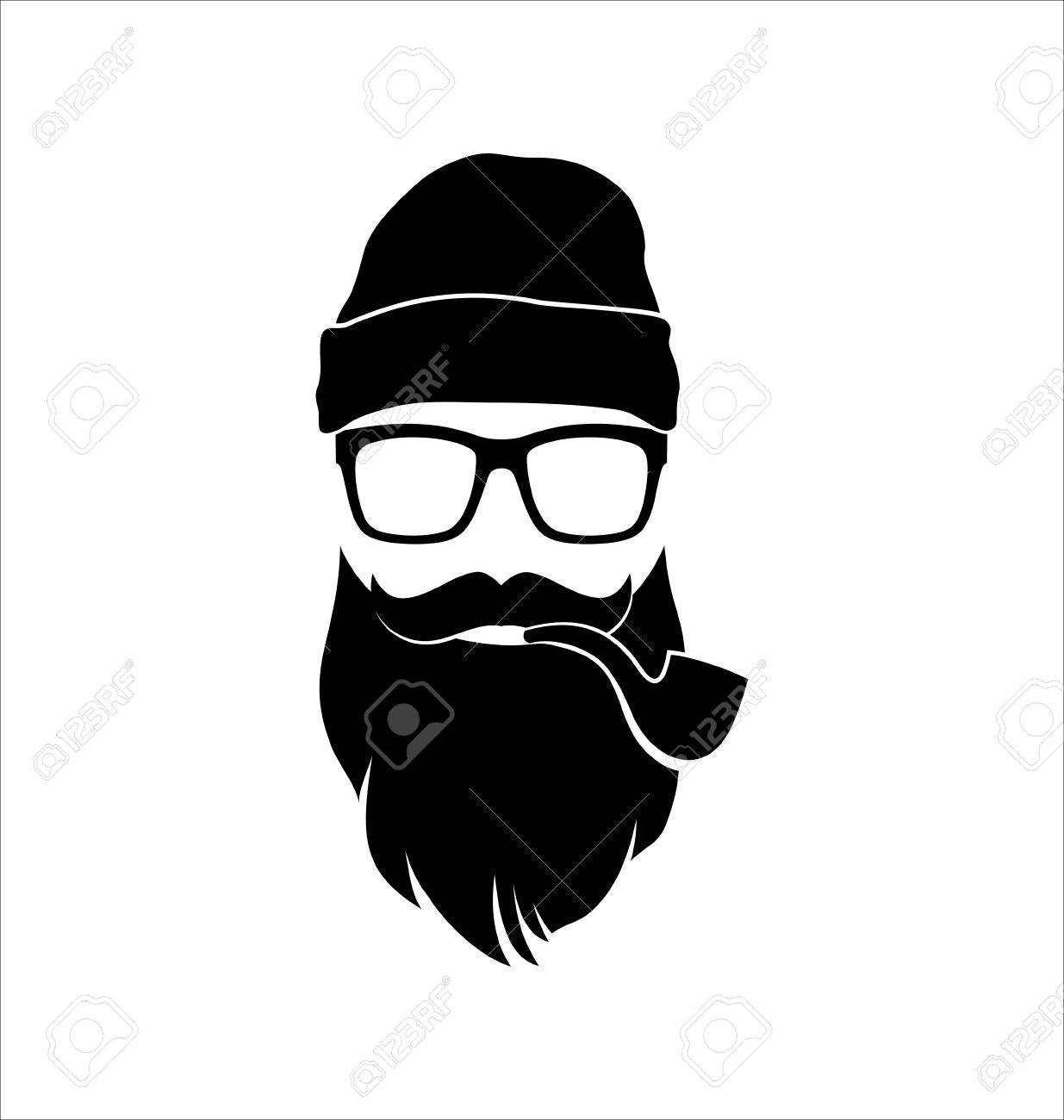1235x1300 Beard Clipart Black Beard