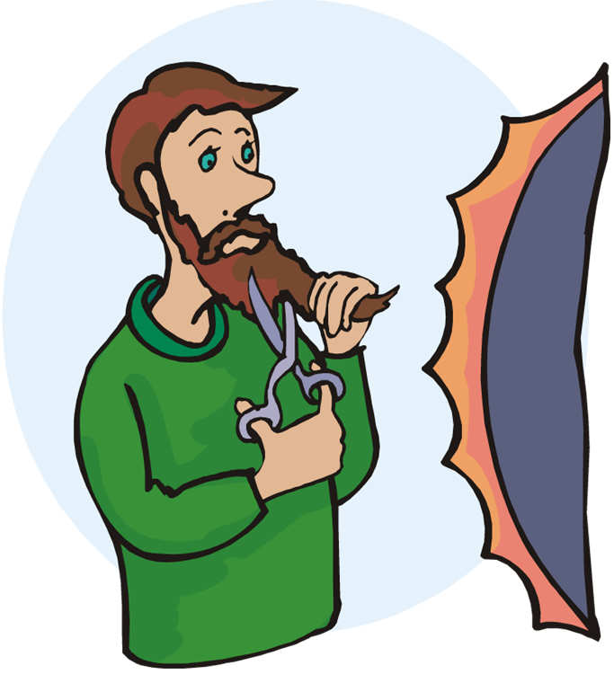 683x750 Beard Clipart Cut