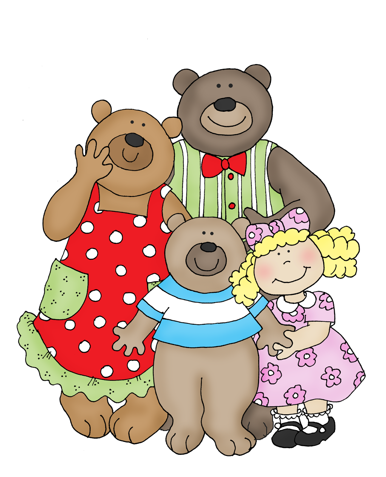 1294x1600 Bear Clipart Goldilocks