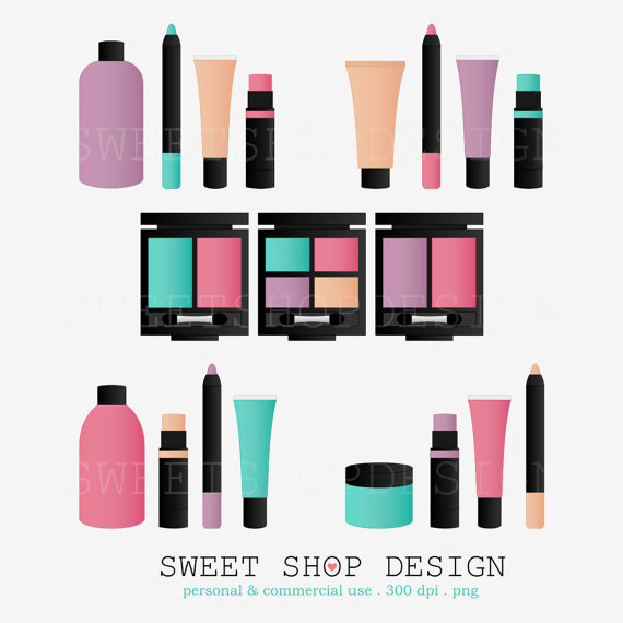 570x570 Beauty Makeup Clip Art, Bridal Shower Clip Art, Royalty Free Clip