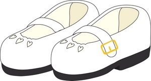 300x161 Clipart Black And White Shoe Under Bed