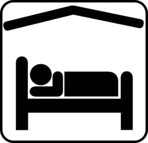 298x288 Sleeping In Bed Clipart Black And White
