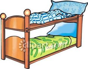 300x236 Bedroom Clipart Bunk Bed