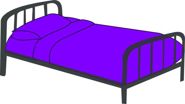 600x338 Cartoon Bed Vector Clip Art