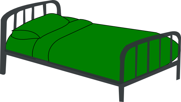 600x338 Clip Art Of Bed Clipart Clipartbold