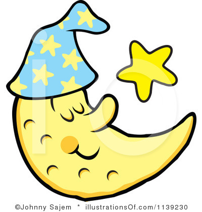 400x420 Moon Cartoon Clipart
