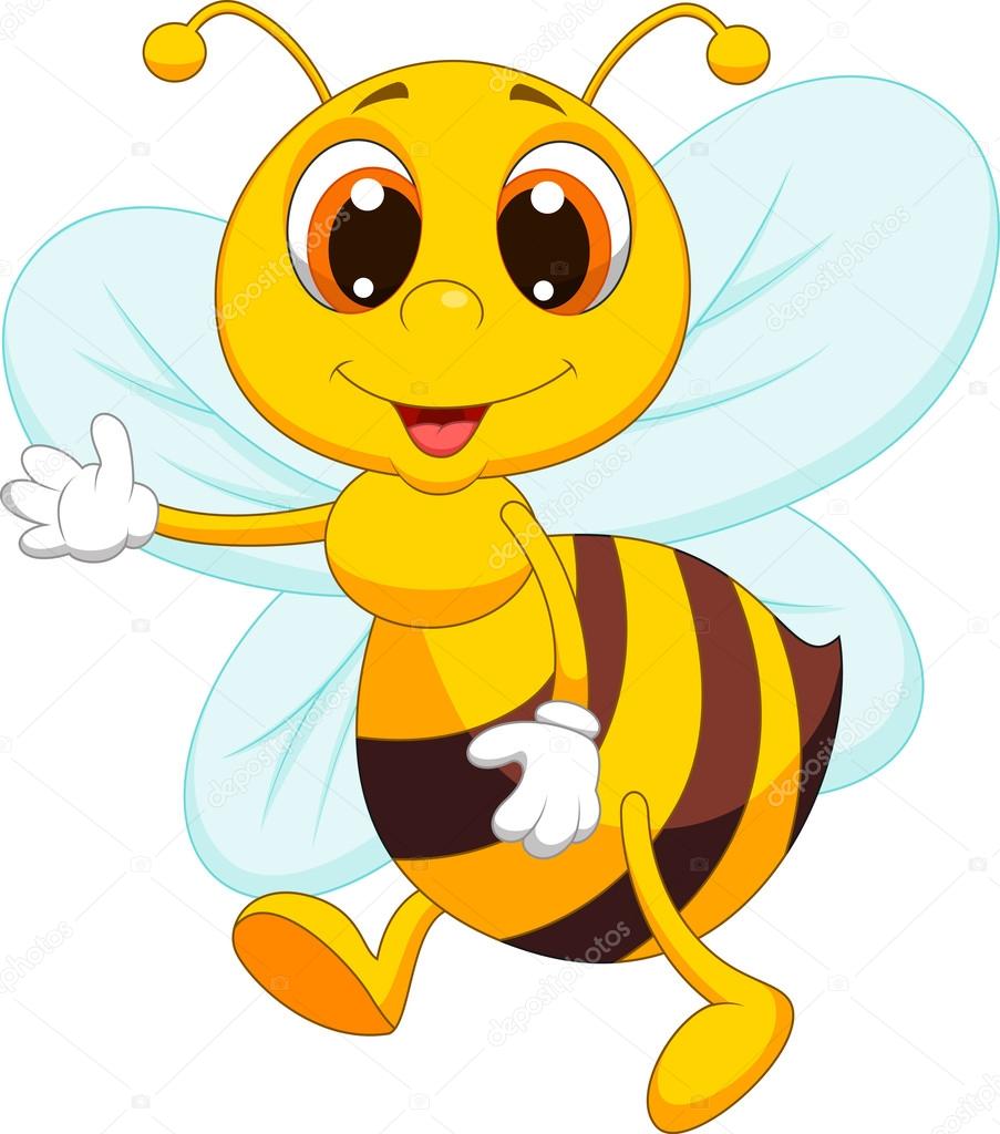 903x1024 Cute Bee Cartoon Stock Vector Tigatelu