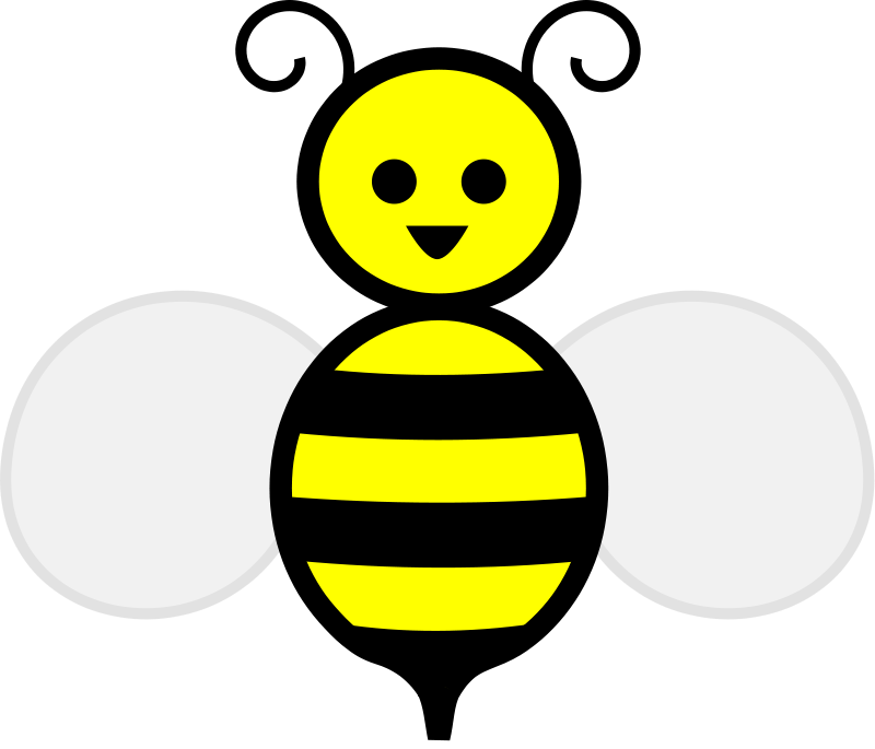 800x685 Bee Free Stock Photo Illustration Of A Cartoon Bee