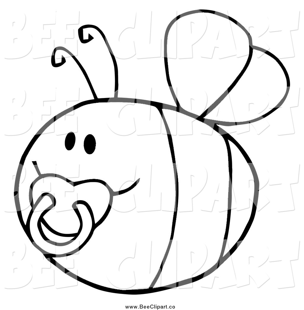 1024x1044 Royalty Free Black And White Stock Bee Designs