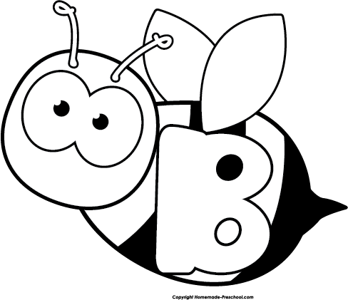 Bee Clipart Black And White | Free download on ClipArtMag