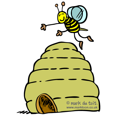 500x500 Beehive Clipart Clipart Panda