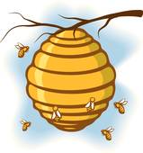 Bee Hive Clipart | Free download on ClipArtMag