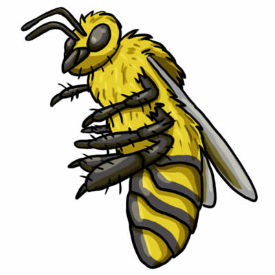 400x400 Bee Clipart Image 3