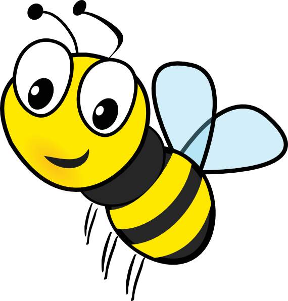 570x596 Clipart Bee
