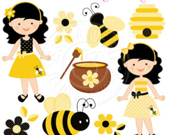340x270 Bee Clipart Etsy