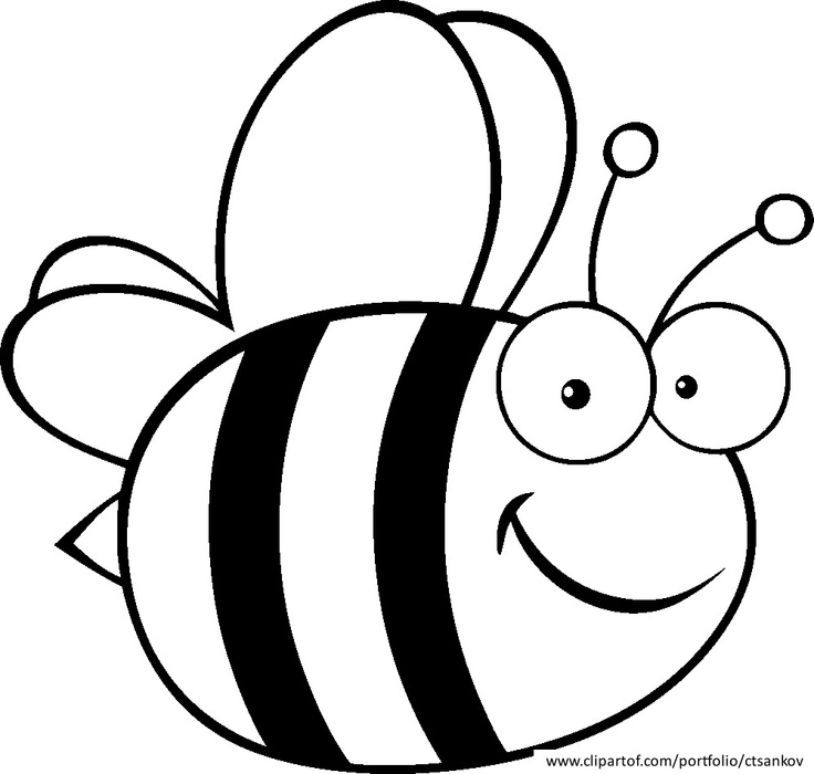 736x700 Bee Black And White Bee Coloring Clipart