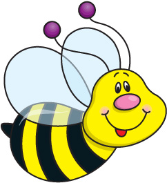 242x265 Wild Bee Clipart