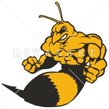 361x361 Mean Bee Clipart