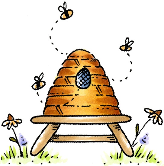 543x550 Best Beehive Clipart