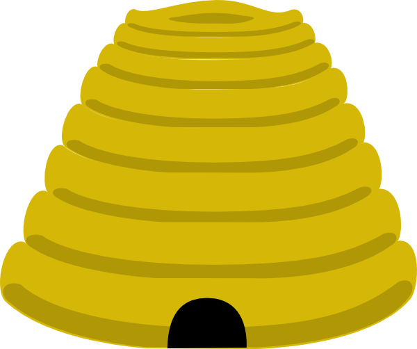 600x502 Beehive Clip Art