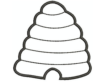340x270 Beehive Applique Etsy