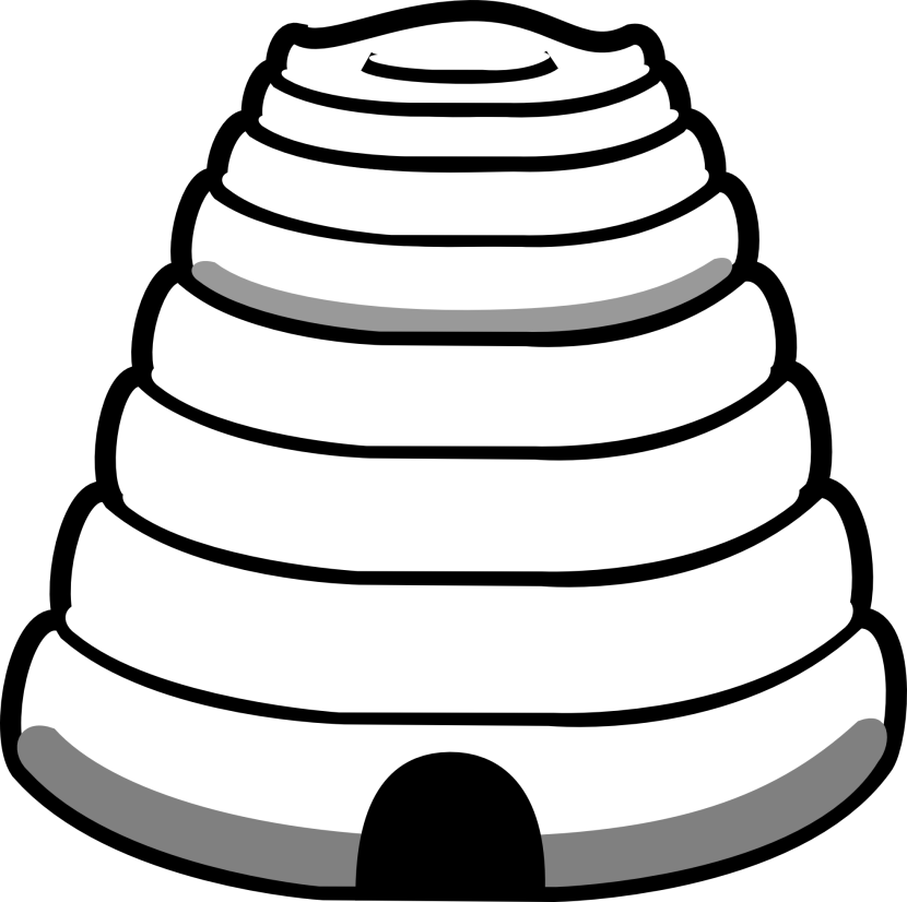830x826 Best Beehive Clipart