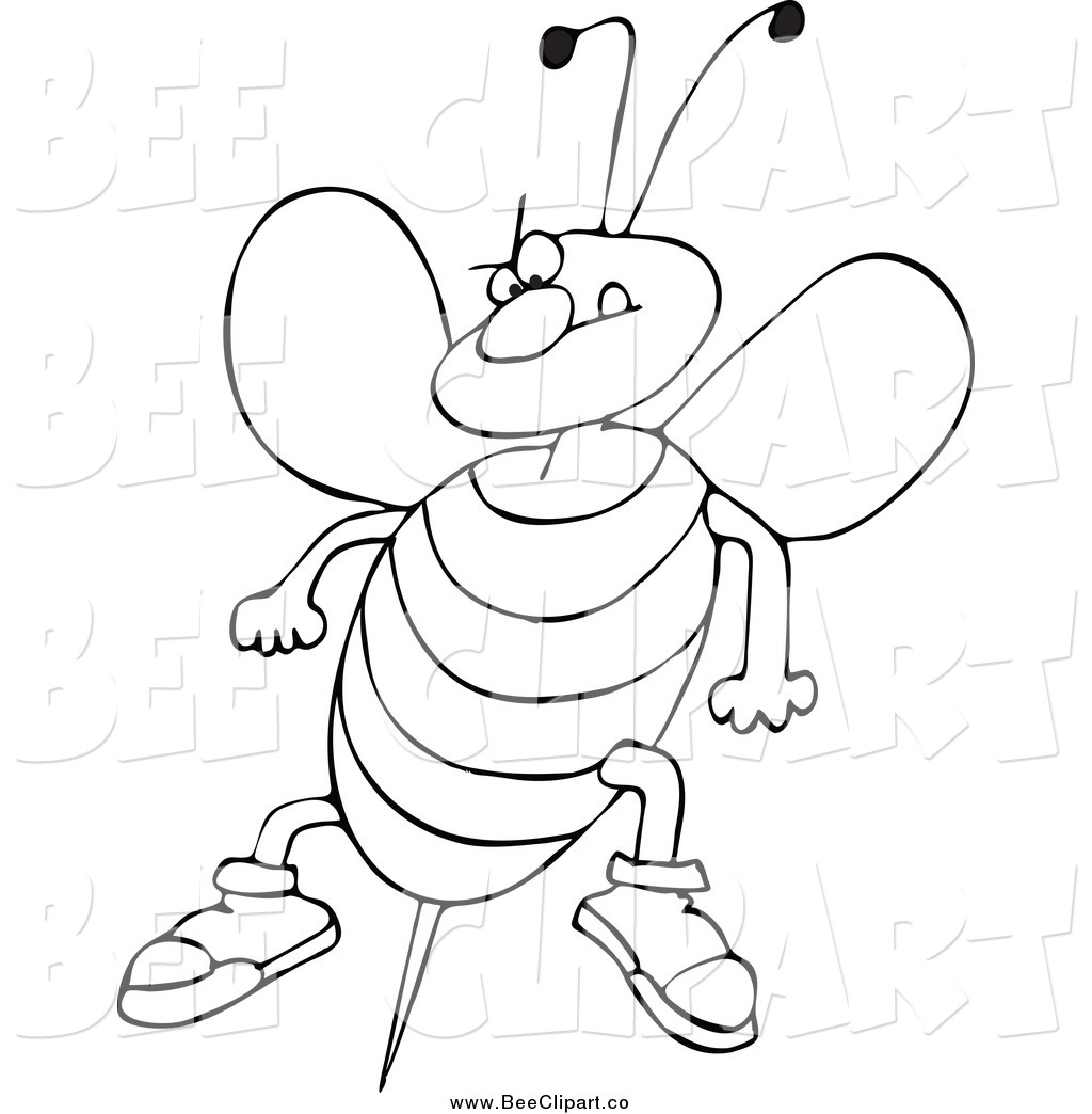 1024x1044 Angry Bee Hive Clipart