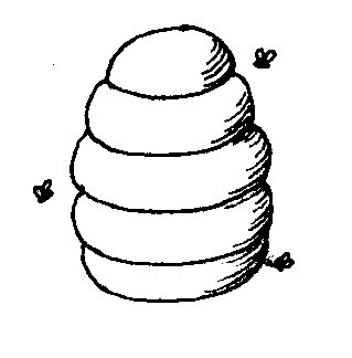 Beehive Clipart Black And White | Free download on ClipArtMag