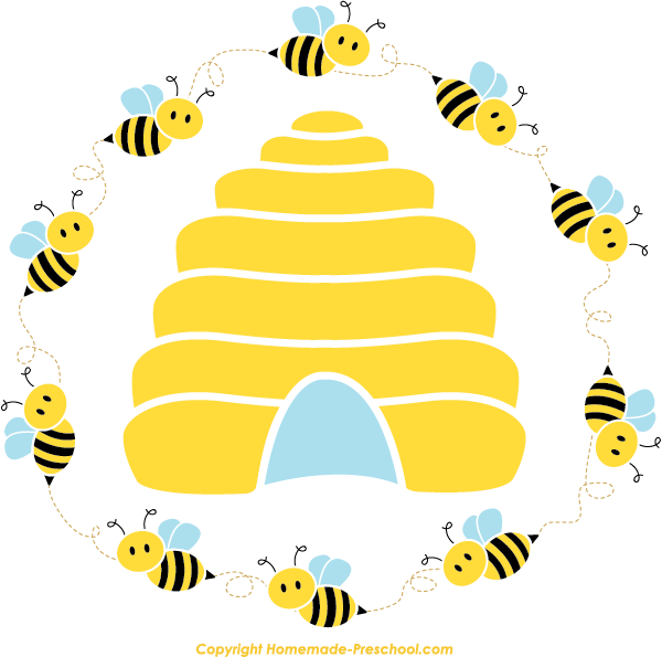 600x595 Free Bee Clipart, Ready For Personal And Commercial Projects