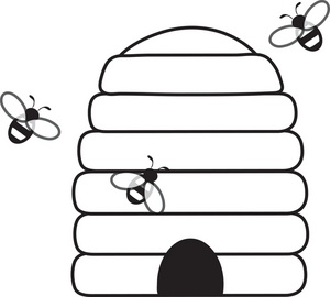 300x270 Honey Bees Clipart Image