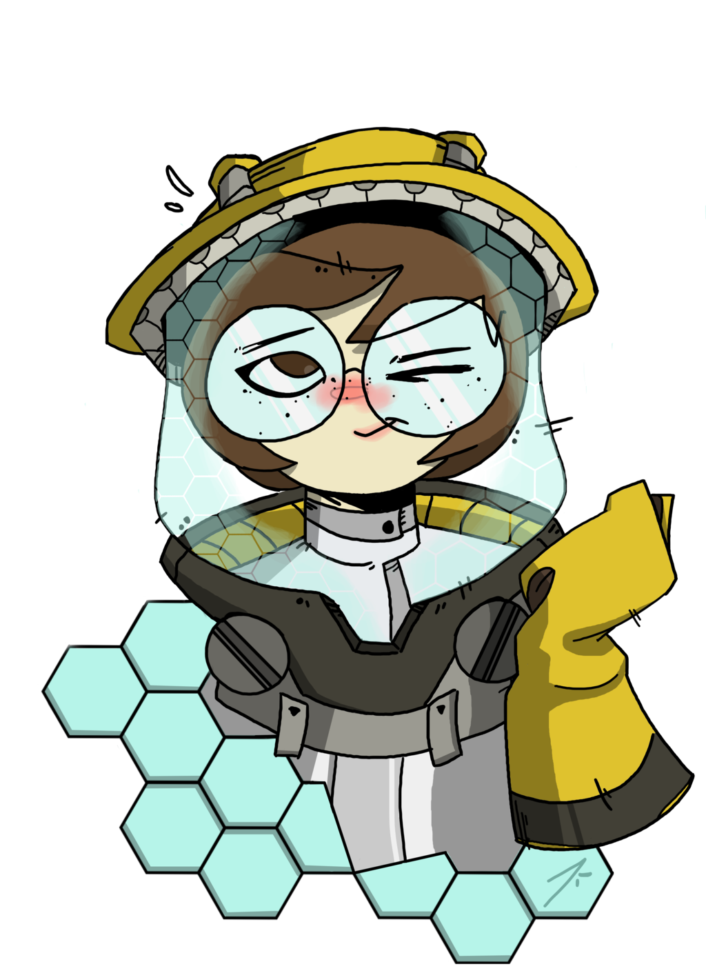 1024x1408 Mei [Beekeeper] By Triggerhappyp0ny